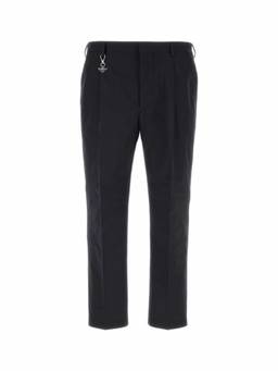 PRADA - Black Flat Front Trouser