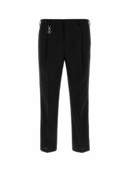 PRADA - Black Flat Front Trouser