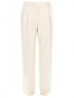 Drole De Monsieur - Off White Pleated Trouser (M)