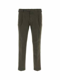 Pt Torino - Olive Green Slim Trouser