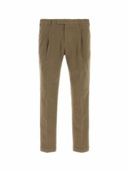 Pt Torino - Khaki Tapered Pleated Trouser