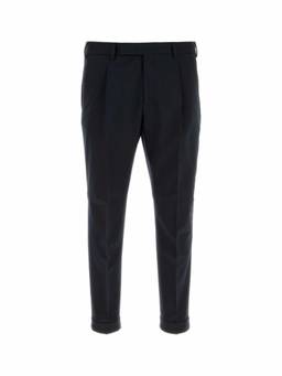 Pt Torino - Midnight Blue Pleated Trouser
