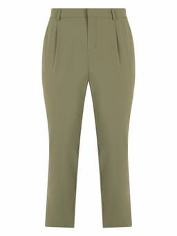 K-Way - Olive Green Pleated Trouser