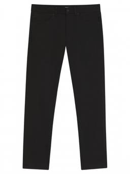 Boss - Black Flat Front Trouser