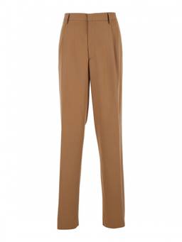 Lardini - Brown Regular Pleated Trouser (32)