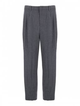 Dunst - Grey Straight Pleated Trouser (S)