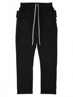 Rick Owens - Black Drawstring Cargo
