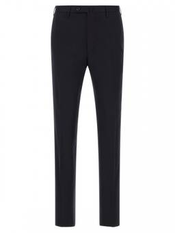 Incotex - Blue Slim Flat Front Trouser