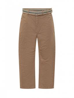 MORDECAI - Beige Regular Flat Front Trouser
