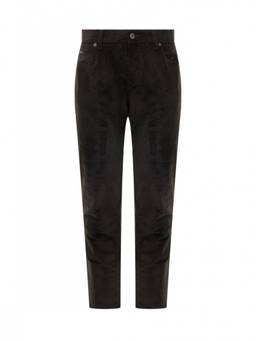 Dolce&Gabbana - Black Regular Flat Front Trouser