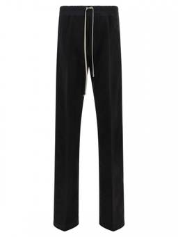 Rick Owens - Black Straight Drawstring Trouser