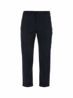 BALMAIN - Navy Blue Twill Trouser (34)