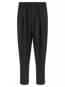 Y-3 - Black Relaxed Drawstring Trouser