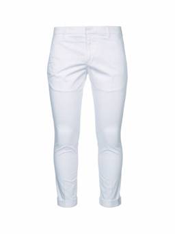 Dondup - White Flat Front Trouser (31)