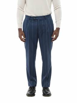 Brunello Cucinelli - Blue Tailored Pleated Trouser