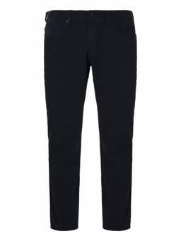 Boss - Navy Blue Slim Flat Front Trouser