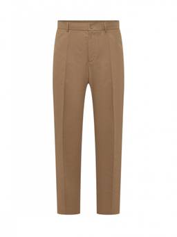 Moncler - Brown Flat Front Trouser (28)