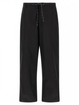 Balenciaga - Black Drawstring Chino Trouser (32)