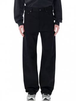 Balenciaga - Black Curved Knee Trouser (31)