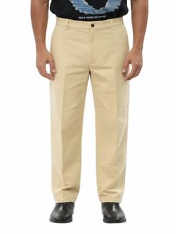 Lanvin - Beige Flat Front Trouser