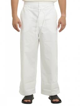JACQUEMUS - White Relaxed Trouser (30)