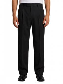 Saint Laurent - Black Straight Solid Trouser