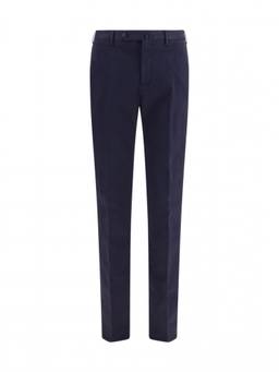 Pt Torino - Navy Blue Slim Chino Trouser