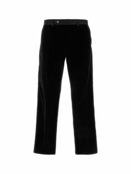 Fendi - Black Flat Front Trouser