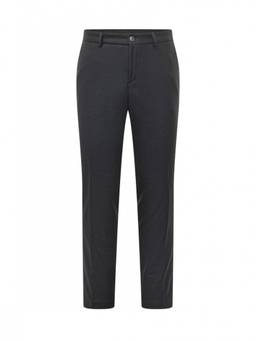 Boss - Black Flat Front Trouser
