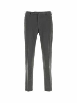 Pt Torino - Grey Flat Front Trouser