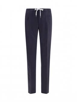 Pt Torino - Navy Blue Drawstring Trouser