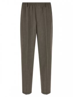 Cellar Door - Brown Tapered Elasticated Trouser