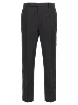 PRADA - Black Flat Front Trouser