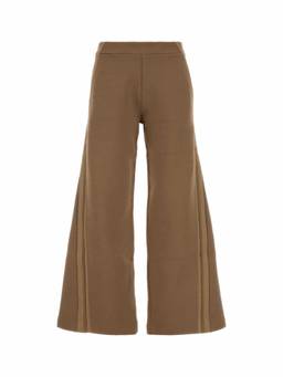 Max Mara - Light Brown Flared Flat Front Trouser