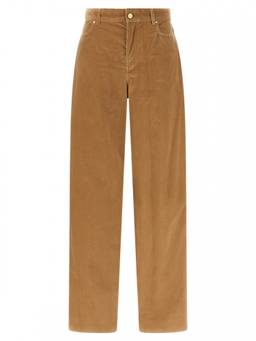 Max Mara - Light Brown Regular Flat Front Trouser