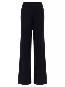 Max Mara - Black Straight Elasticated Trouser (XL)