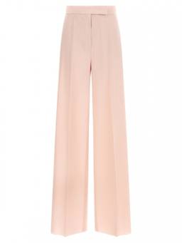 Max Mara - Pink Straight Flat Front Trouser