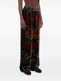 Pierre-Louis Mascia - Red Printed Elasticated Trouser