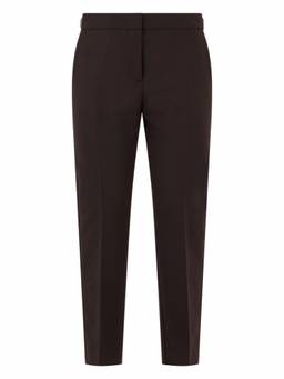 Max Mara - Maroon Slim Flat Front Trouser