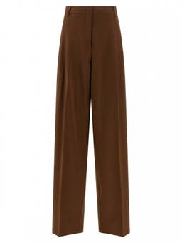 Max Mara - Brown Tailored Pleated Trouser