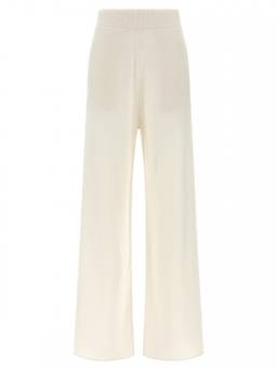 Max Mara - Off White Straight Elasticated Trouser