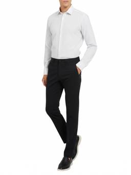 Boss - Black Slim Flat Front Trouser