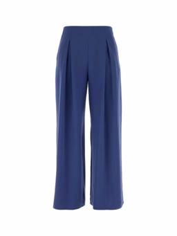 Max Mara - Blue Loose Pleated Trouser