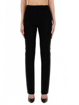 Max Mara - Black Slim Flat Front Trouser