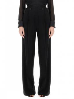 Max Mara - Black Regular Pleated Trouser