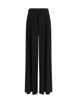 Max Mara - Black Flared Flat Front Trouser (S)