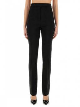 Max Mara - Black Slim Flat Front Trouser (26)