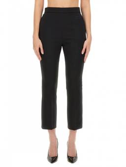 Max Mara - Black Slim Flat Front Trouser (26)