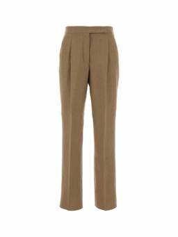 Max Mara - Brown Tailored Pleated Trouser (28)