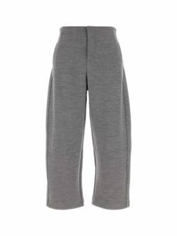 Max Mara - Grey Straight Flat Front Trouser (S)